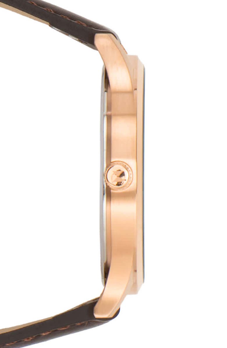 MVMT WATCHES MVMT Leather Strap Watch, 40mm, Alternate, color, 