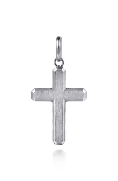 Men's Sterling Silver Cross Pendant