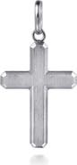 Gabriel & Co. Men's Sterling Silver Cross Pendant