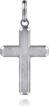 Gabriel & Co. Men's Sterling Silver Cross Pendant