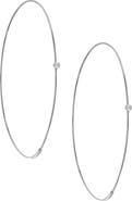 LANA Large Magic Hoop Diamond Earrings