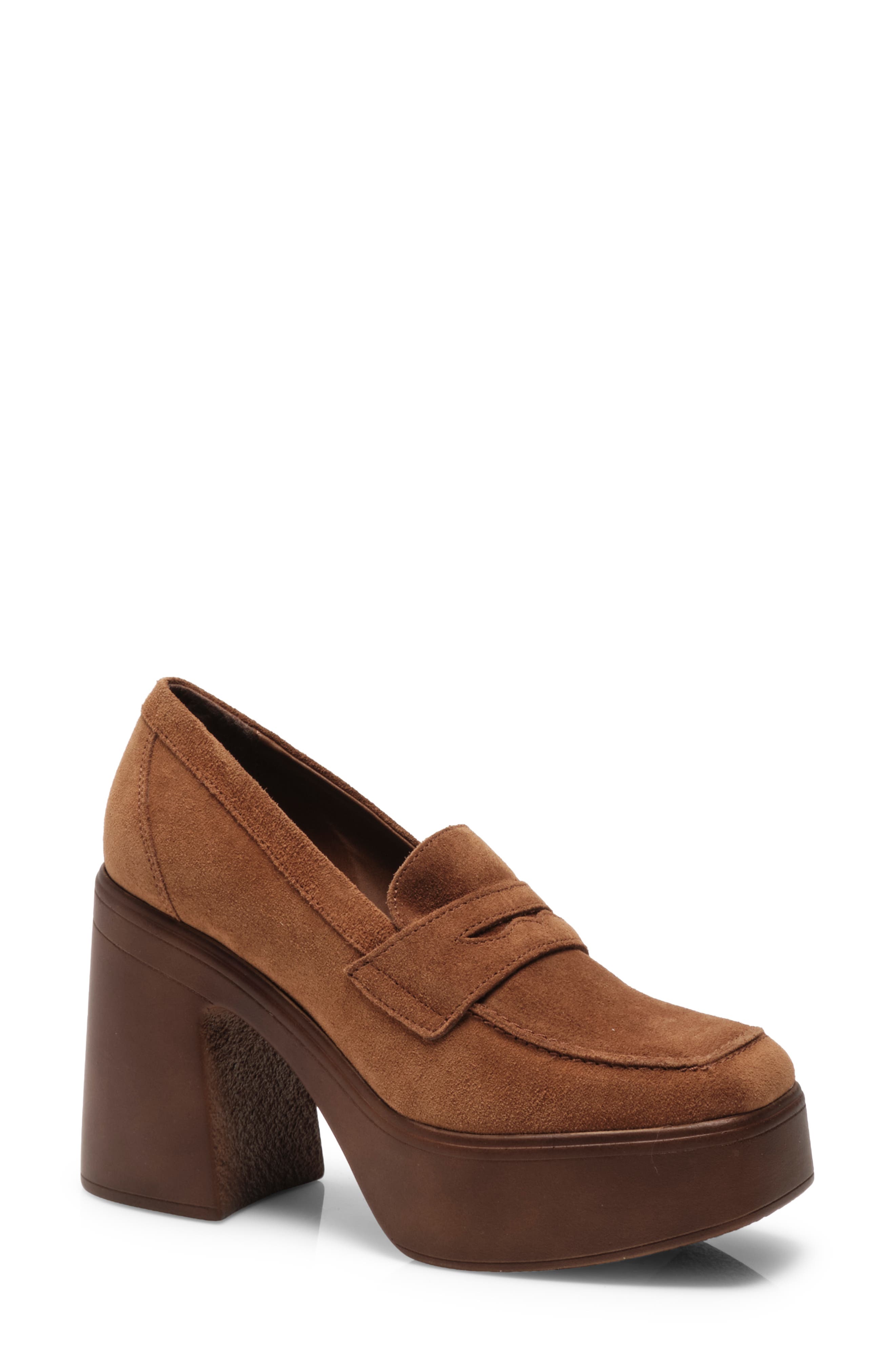 Zoe Platform Loafer, Main, color, CAMEL