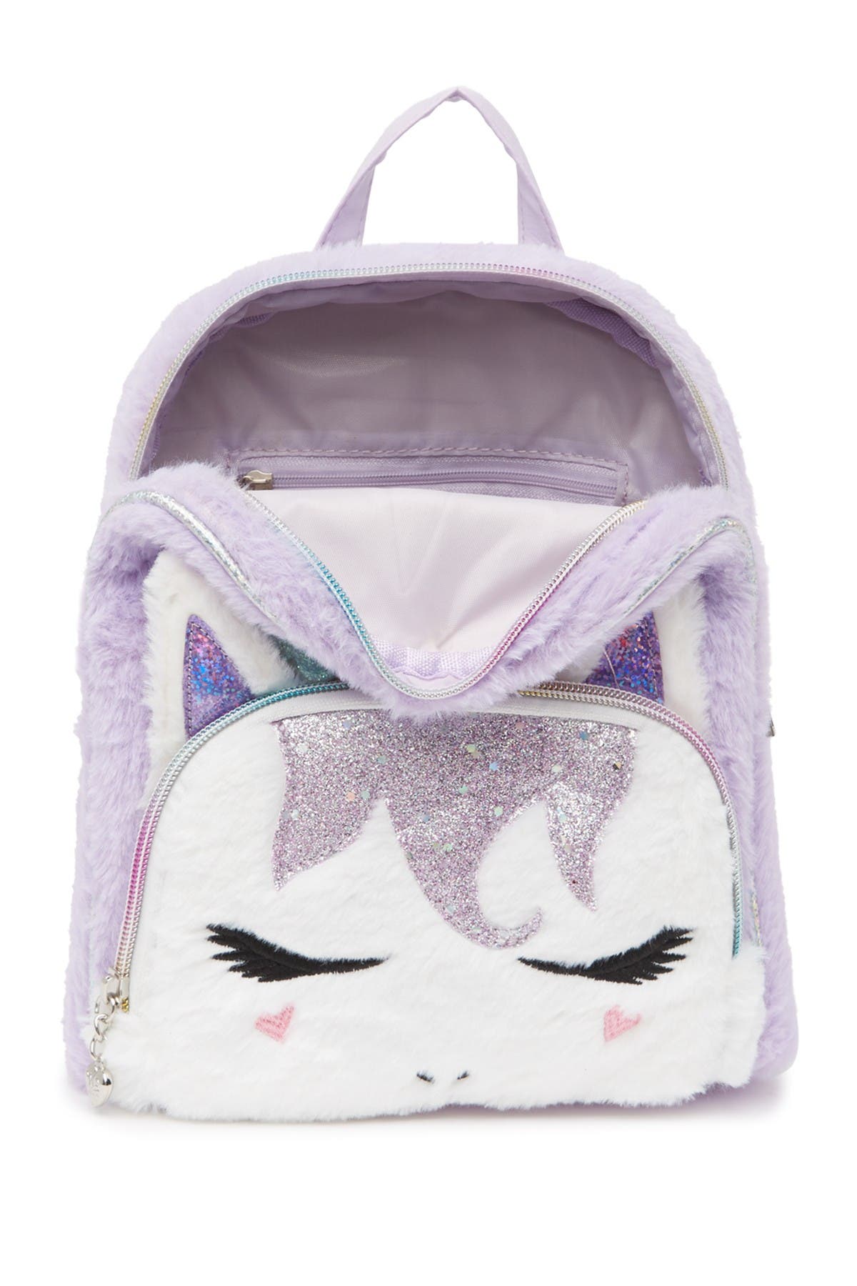 OMG Accessories Miss Gwen Unicorn Faux Fur Backpack, Alternate, color, 