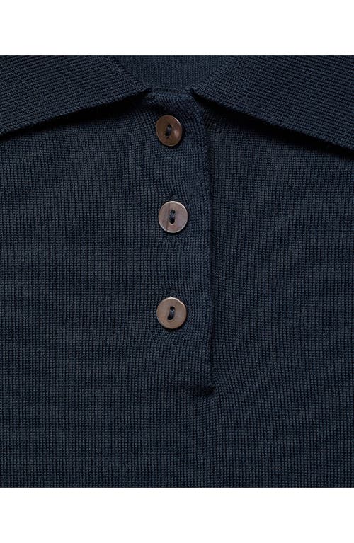 Mango Wool Sweater Polo In Animal Print