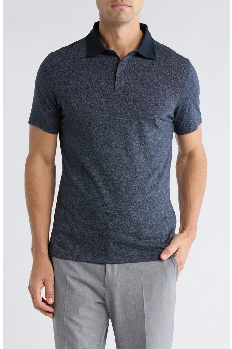 Sculy Short Sleeve Polo, Main, color, NAVY
