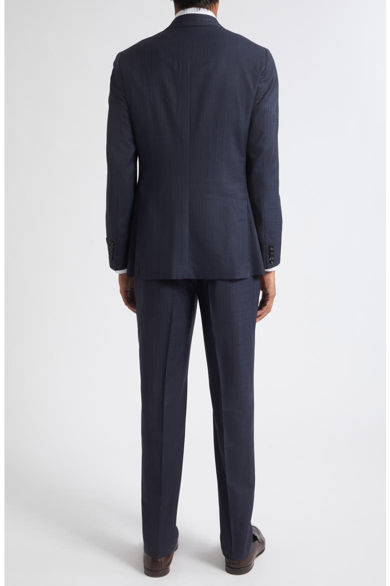 Delain Navy Check Wool Suit, Alternate, color, NAVY 810
