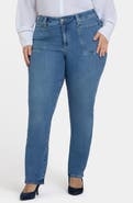 NYDJ Marilyn Patch Pocket Straight Leg Jeans