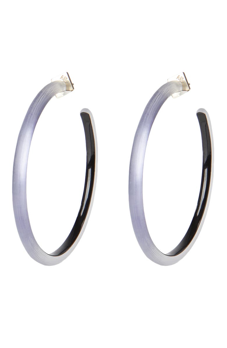 Alexis Bittar Large Skinny Hoop Earrings, Main, color, 