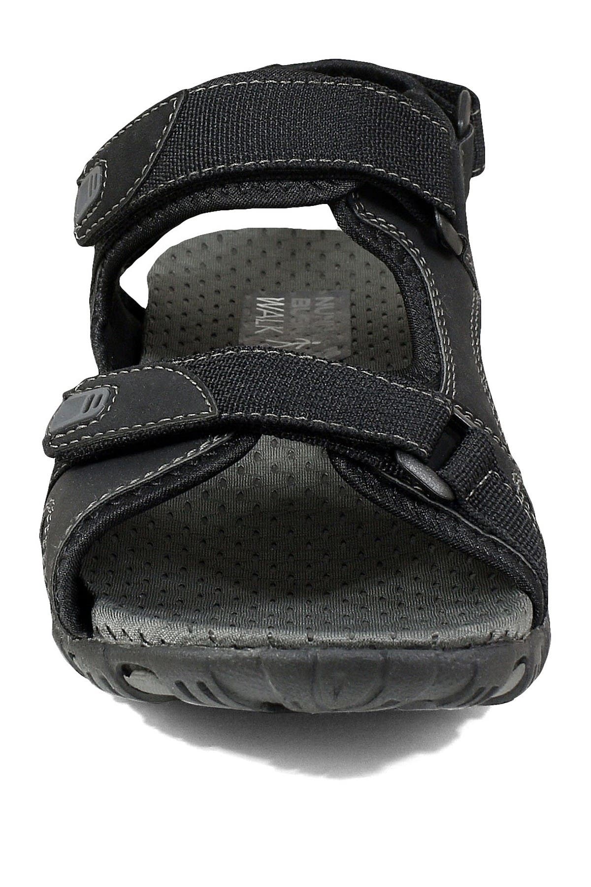 NUNN BUSH Rio Bravo Open Toe River Sandal - Wide Width Available, Alternate, color, Black