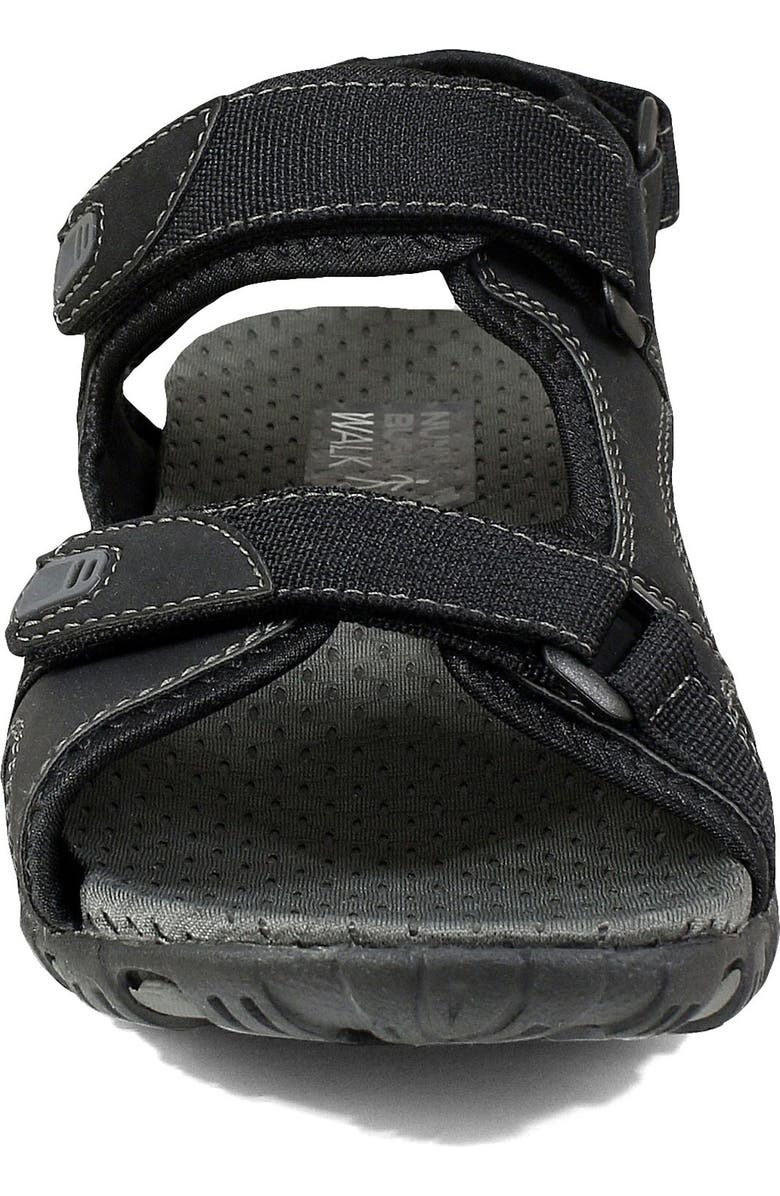 NUNN BUSH Rio Bravo Open Toe River Sandal - Wide Width Available, Alternate, color, Black