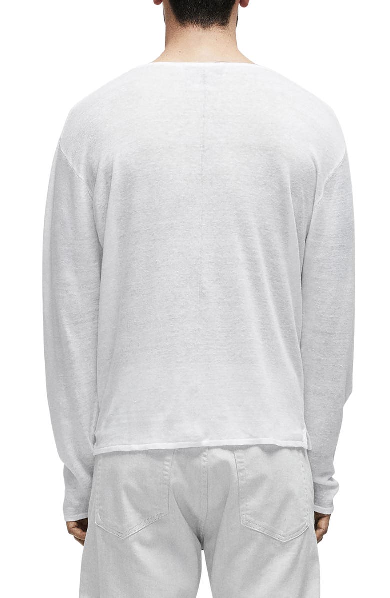 rag & bone Kerwin Long Sleeve Linen T-Shirt, Alternate, color, 