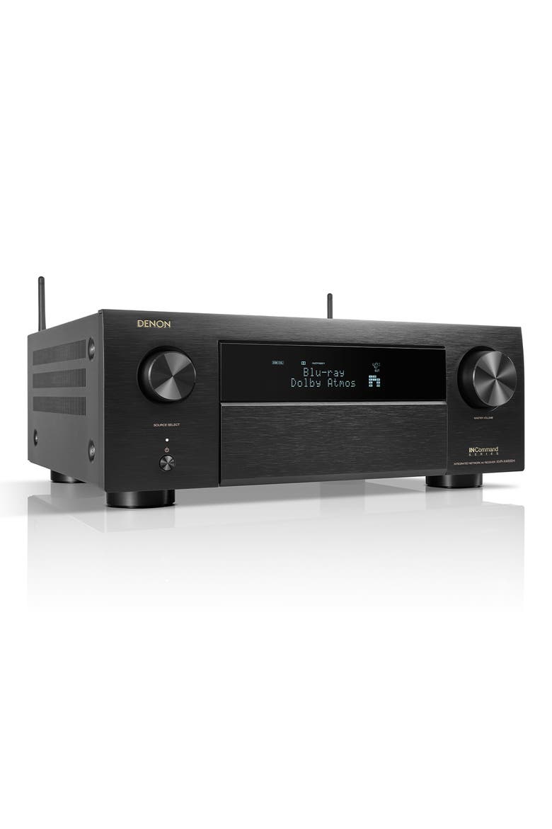 AVR-X4800H 9.4 Channel 8K Home Theater Receiver with Dolby Atmos/DTSX & HEOS Built-In, Alternate, color, Black