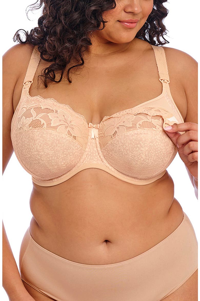 Molly Full Figure Underwire Nursing Bra, Alternate, color, CAMEO ROSE