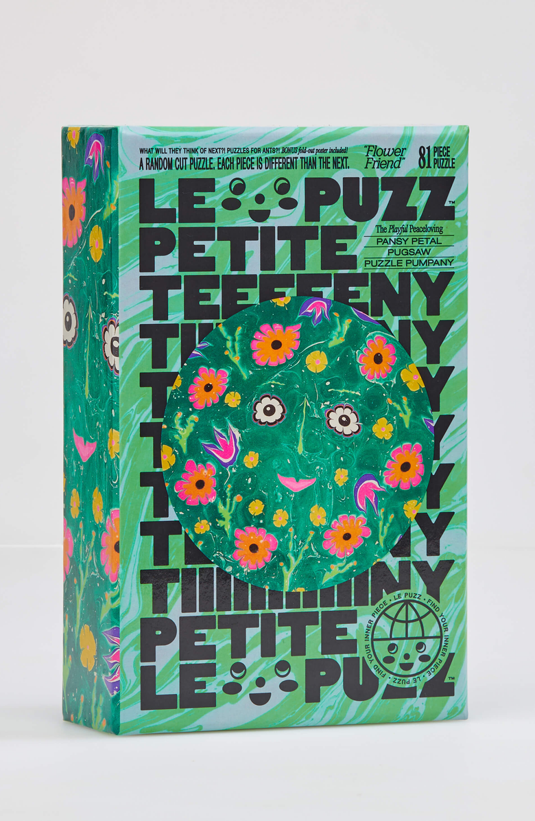 Le Puzz Flower Friend 81 Piece Mini Jigsaw Puzzle, Main, color, NO COLOR