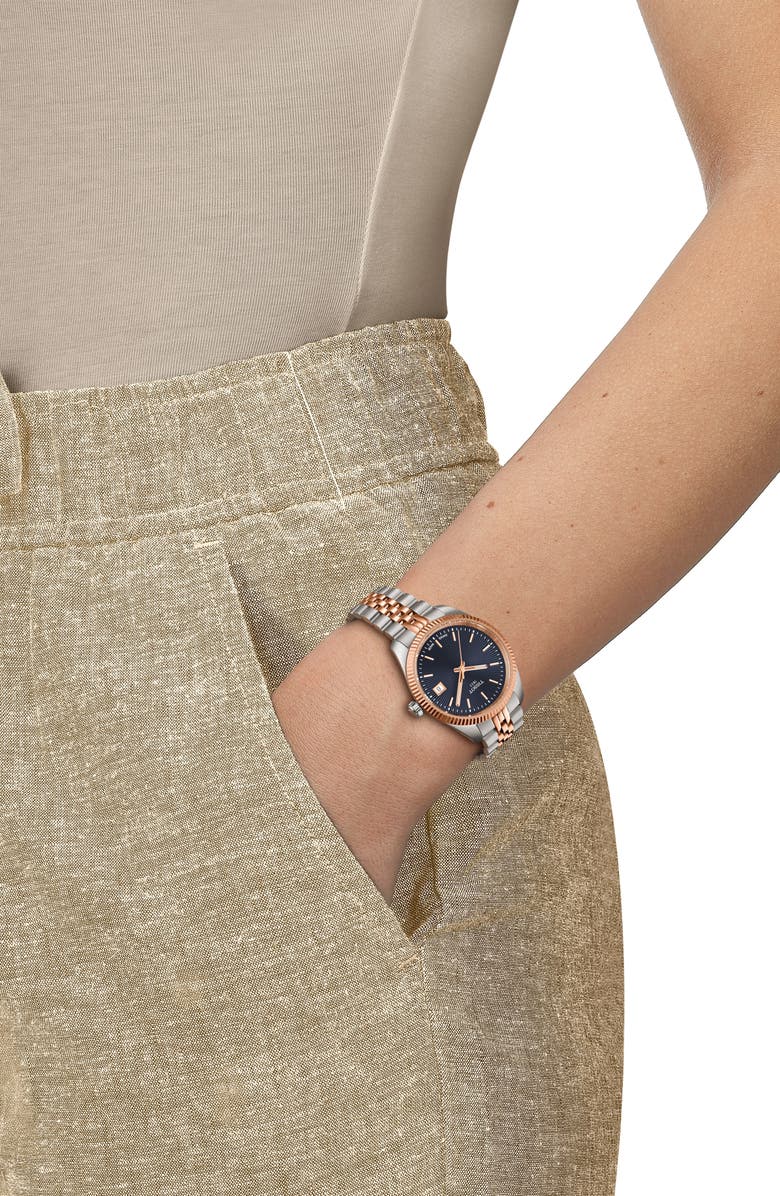 Tissot Ballade Bracelet Watch, 34mm, Alternate, color, Black