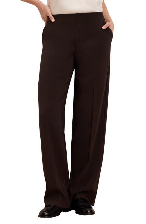 Lenox Wide Leg Stretch Twill Pants