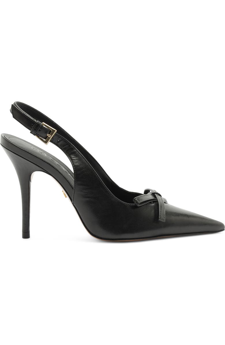 Arezzo Bowie Slingback Pointed Toe Pump, Alternate, color, Black