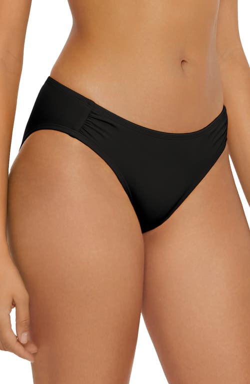BCA BCA SHIRRED BIKINI BOTTOMS