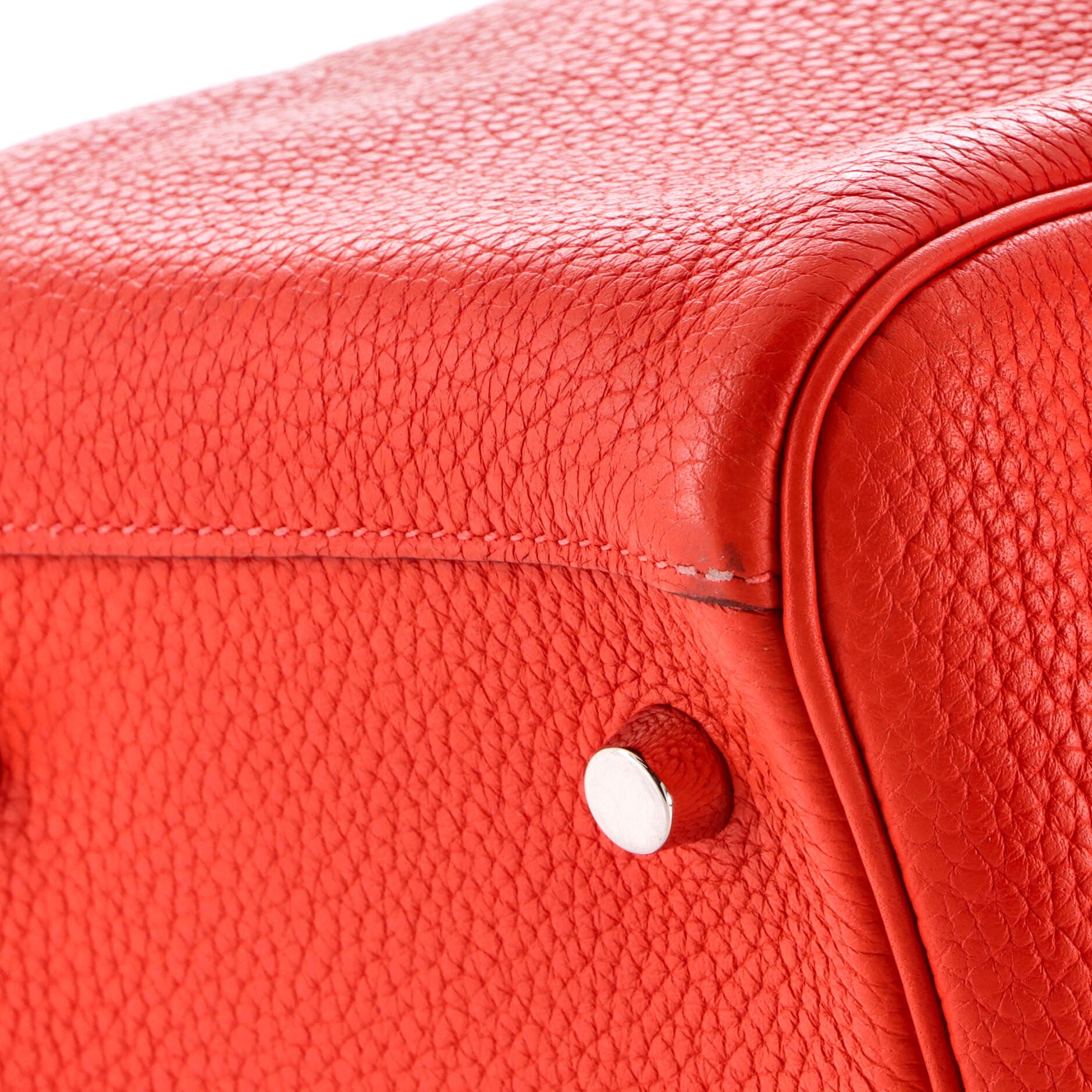 Pre-Owned Hermes Lindy Bag Clemence 26, Alternate, color, Rouge Pivoine