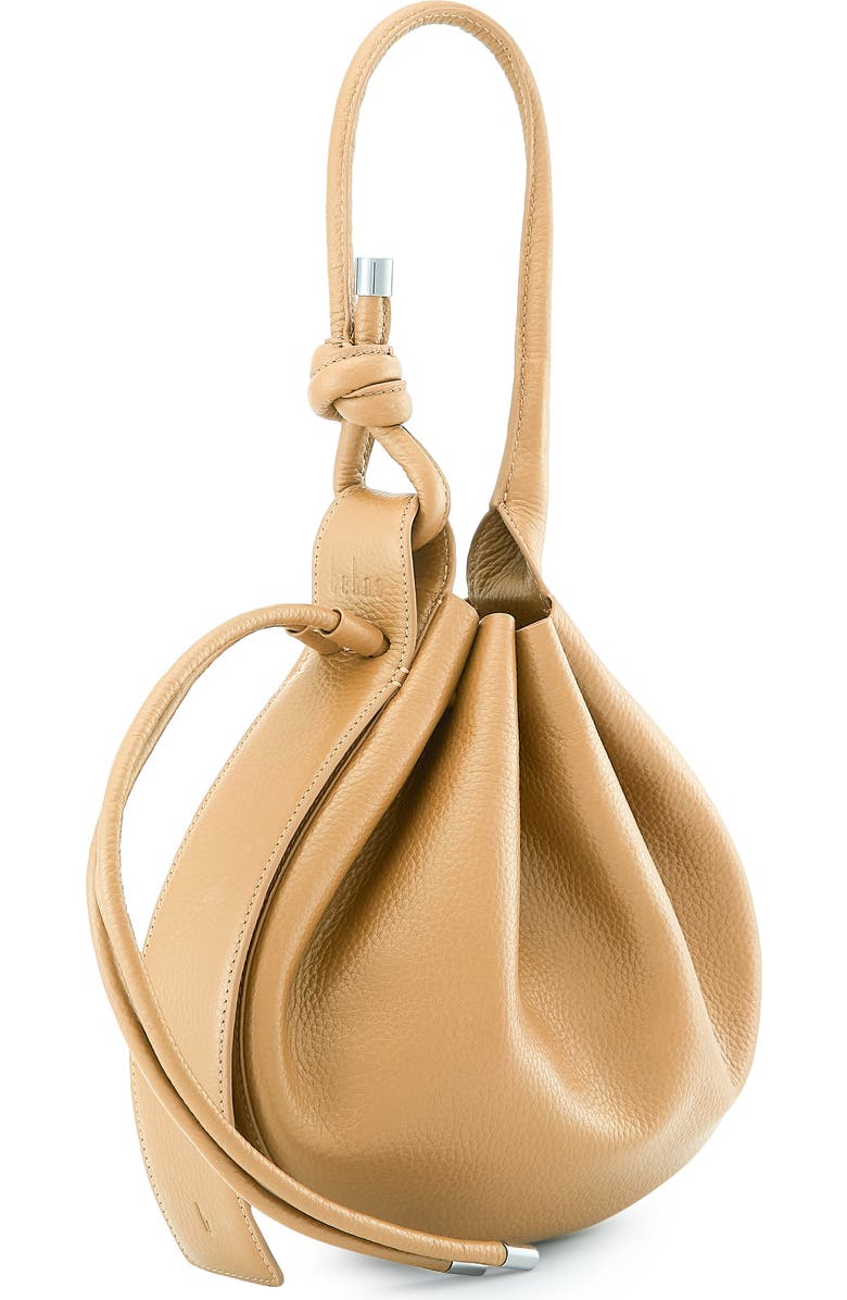 behno Medium Ina Pebble Leather Shoulder Bag, Alternate, color, Bisque