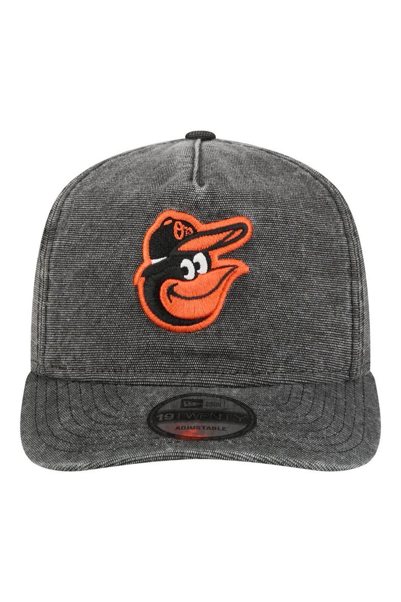 Men's New Era  Black Baltimore Orioles  Denim Classic 19TWENTY Adjustable Hat, Alternate, color, Black