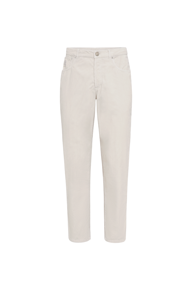 Corduroy trousers, Main, color, Ecru