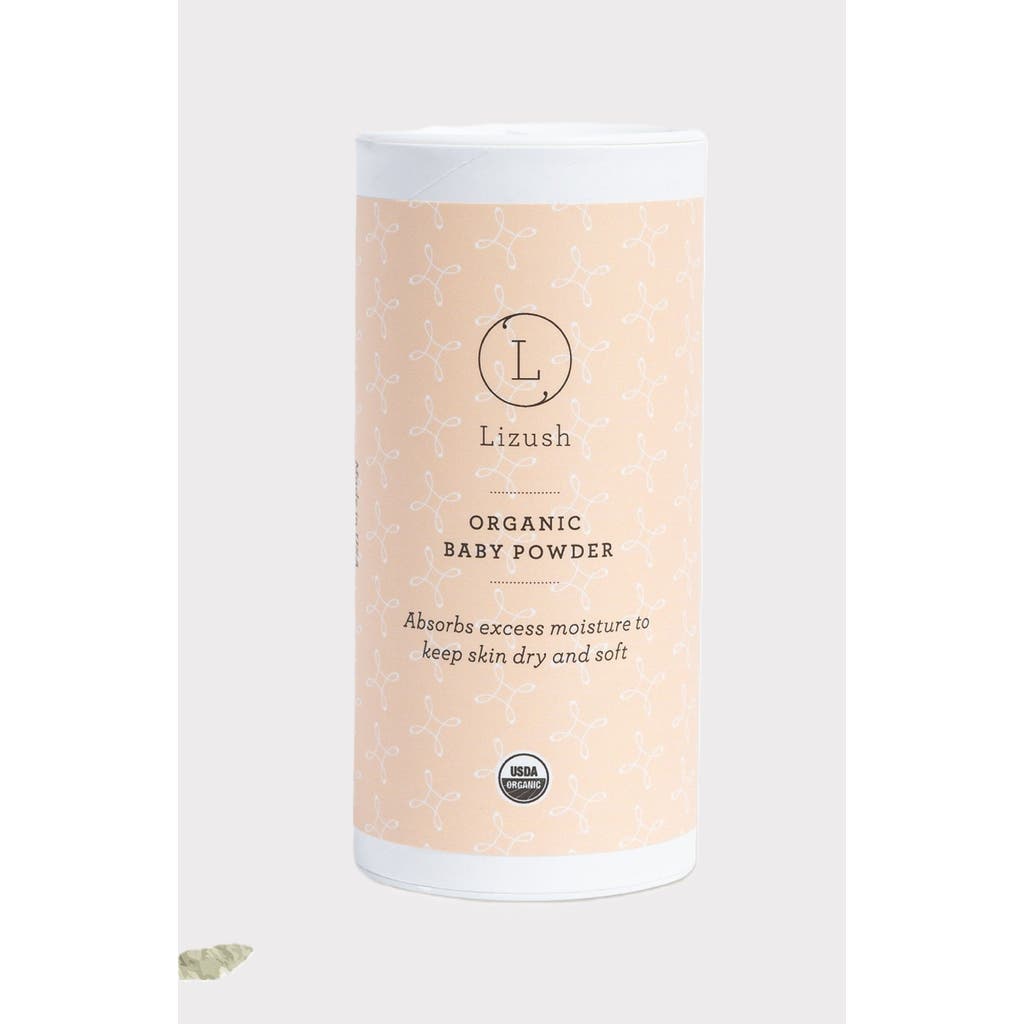 Lizush Organic Talc-Free Baby Powder in White at Nordstrom