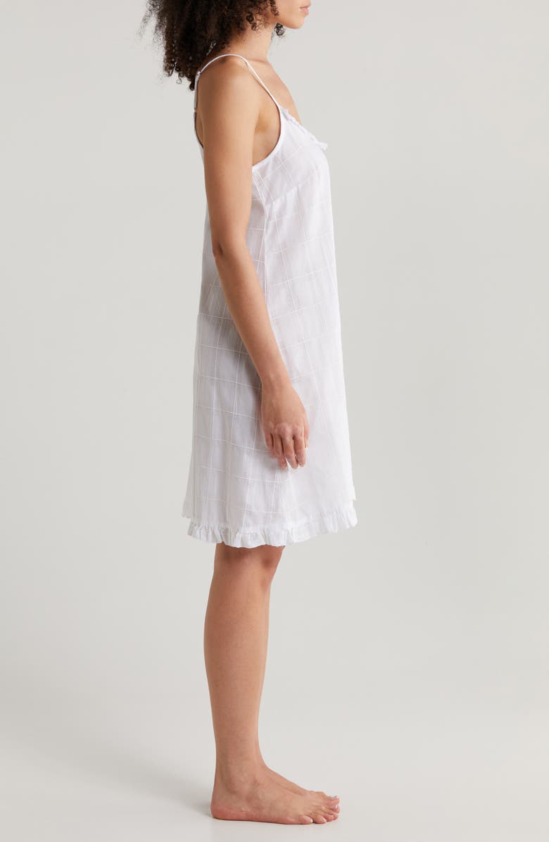 Papinelle Ivy Ruffle Cotton Short Nightgown, Alternate, color, 