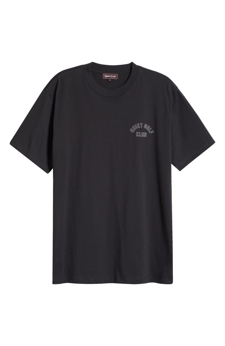 Quiet Golf QGC Logo Graphic T-Shirt, Alternate, color, Black