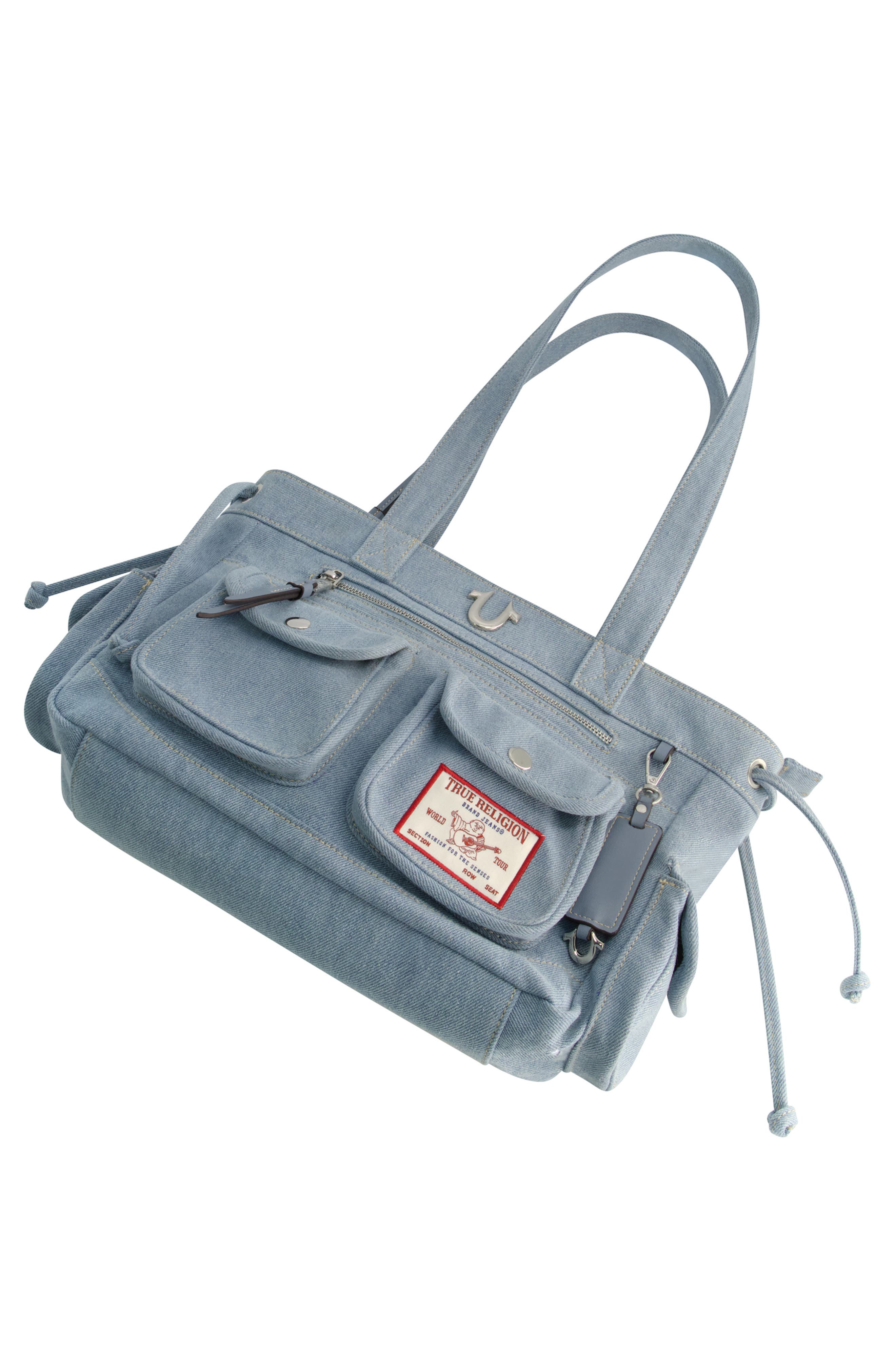 Multi-Pocket Denim Tote (Women) | Nordstrom