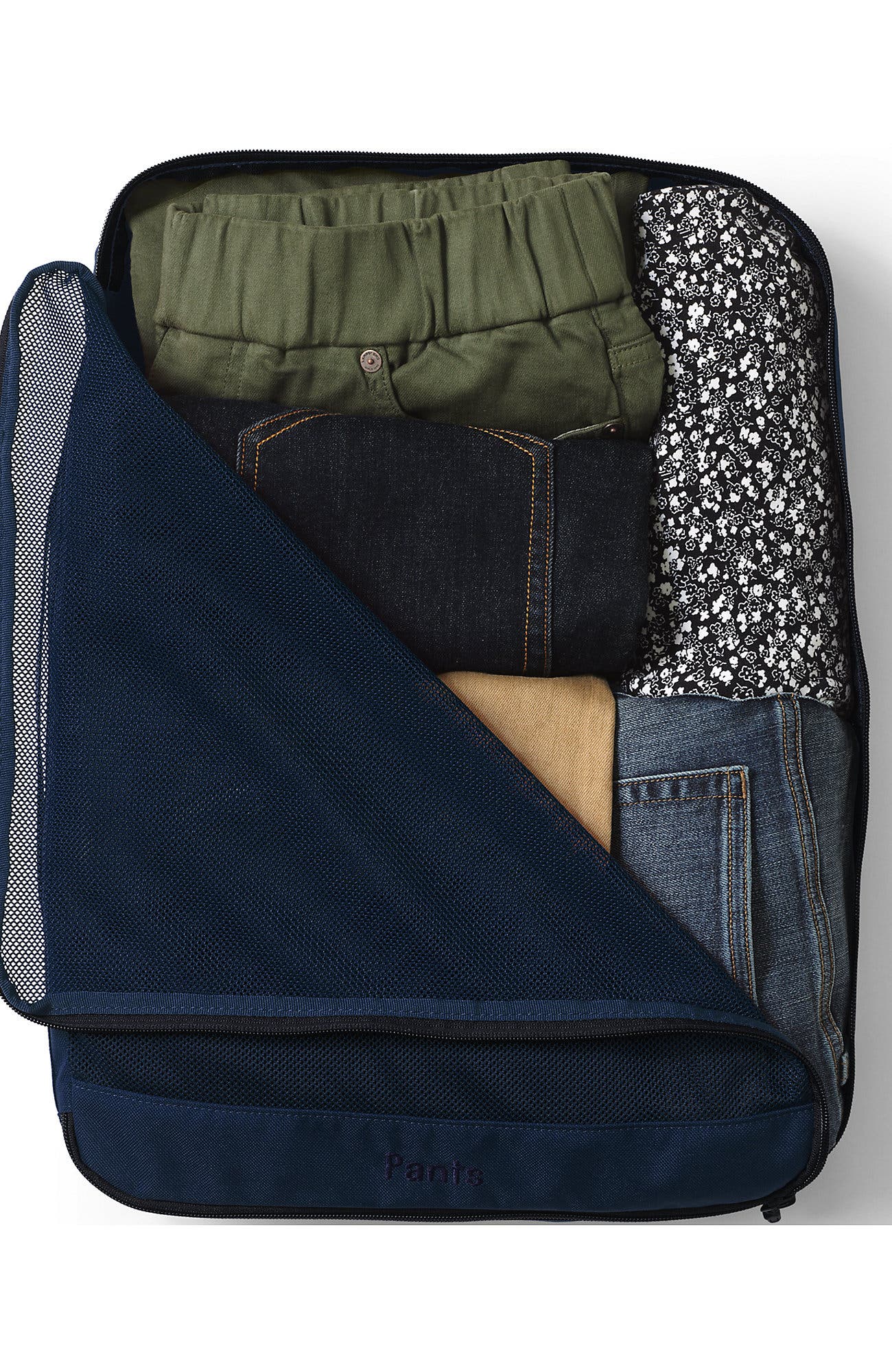 Lands' End Small Travel Packing Cube, Alternate, color, 