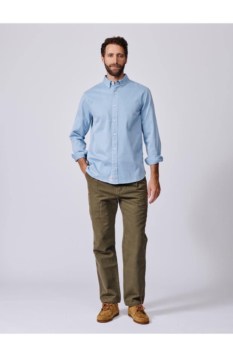 Aubin Hessle Long Sleeve Relaxed Fit Shirt, Alternate, color, Pale Blue
