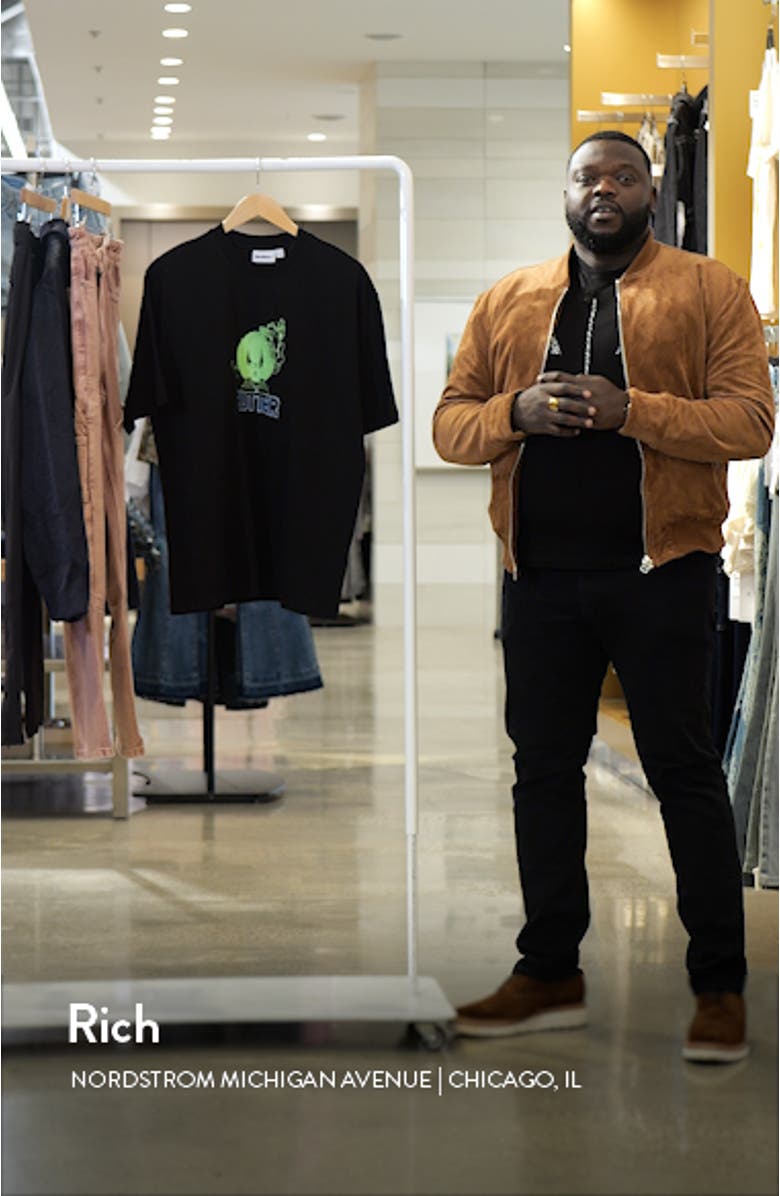 Bomb Logo Cotton Graphic T-Shirt, sales video thumbnail