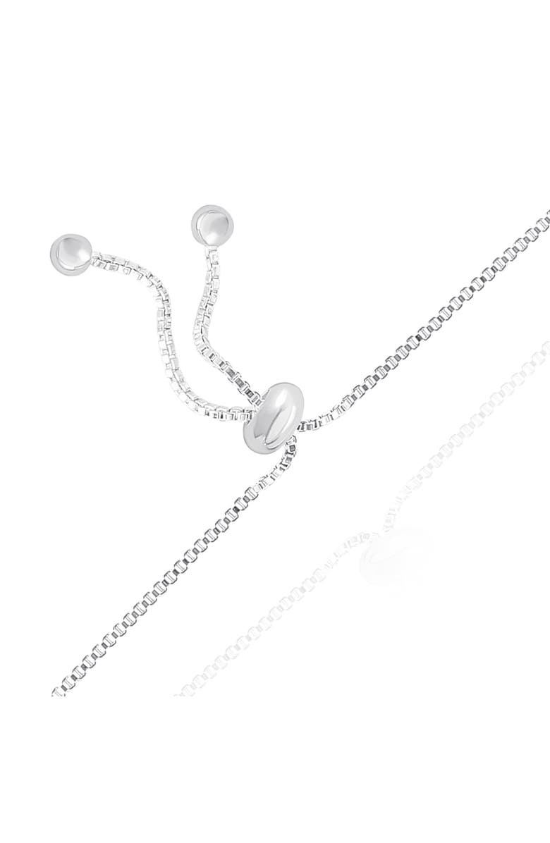 Hello Kitty Heart Lariat Bracelet, Alternate, color, Silver