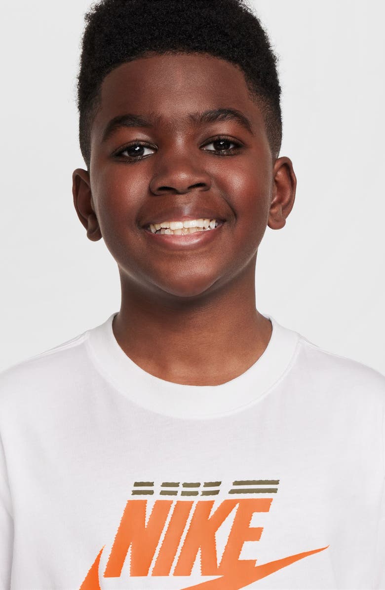 Nike Kids' Futura Graphic T-Shirt, Alternate, color, White