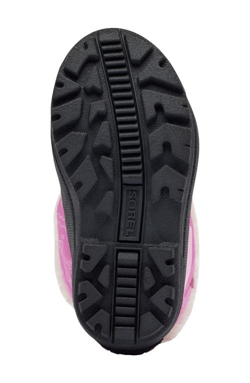 Sorel Kids' Snow Commander Insulated Waterproof Boot In Pink