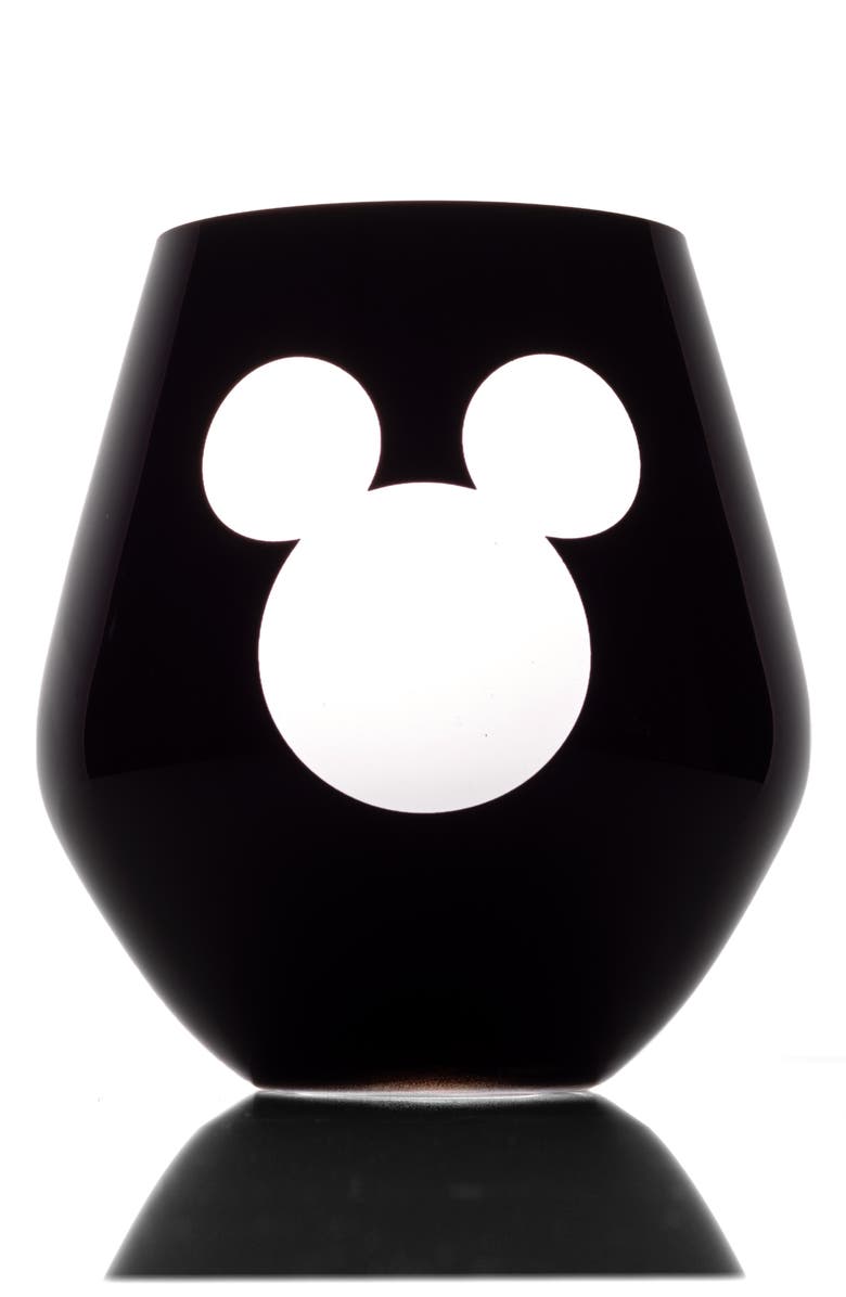 JoyJolt Set of 2 Disney<sup>®</sup> Stemless Wine Glasses, Alternate, color,