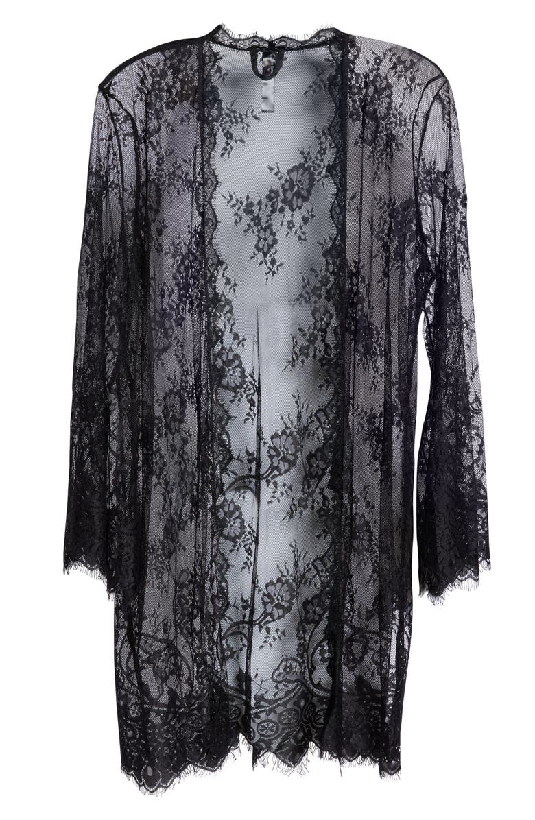 Ann Summers Saria Sheer Lace Robe, Alternate, color,
