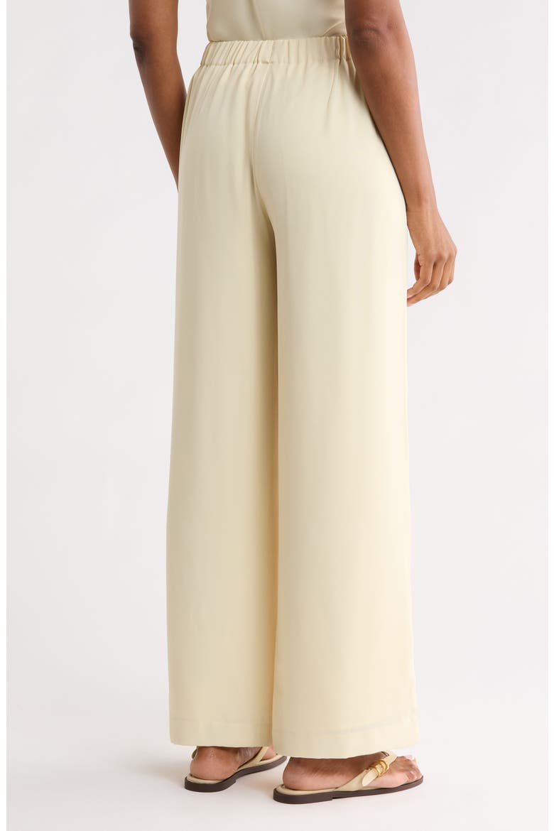 Blanca High Waist Wide Leg Satin Pants, Alternate, color, PLYLW