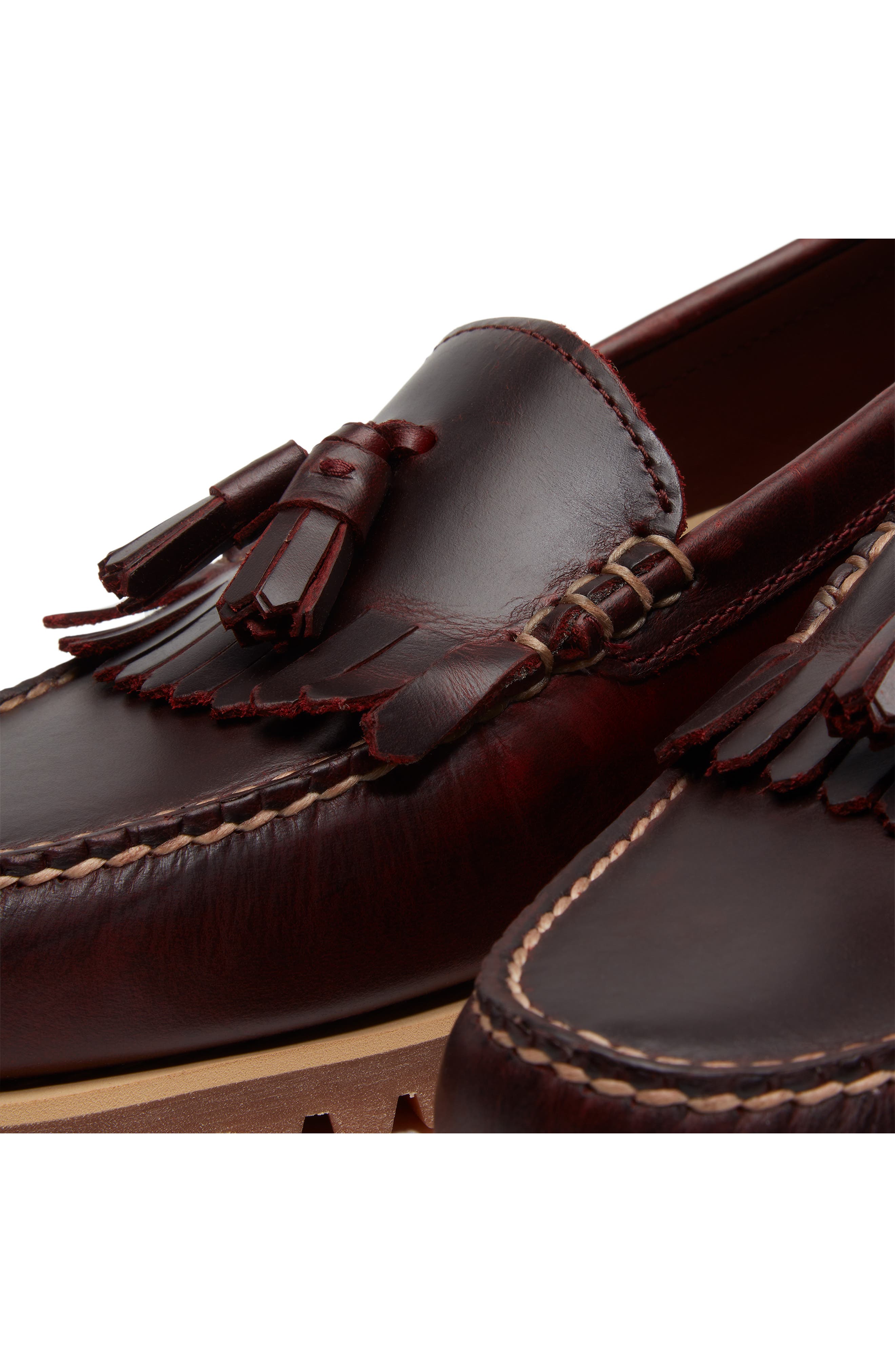 Timberland Authentic Tassel Loafer, Alternate, color, Burgundy Full Grain