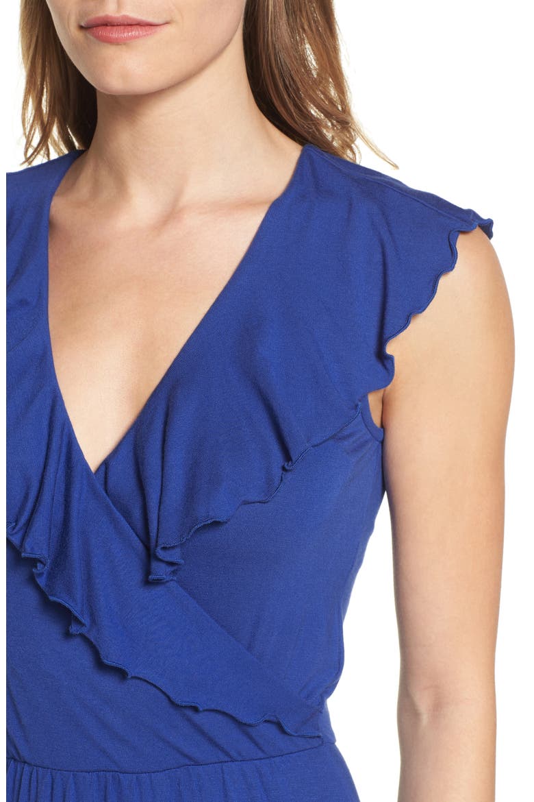Ruffle Maxi Dress, Alternate, color, SUPER ROYAL