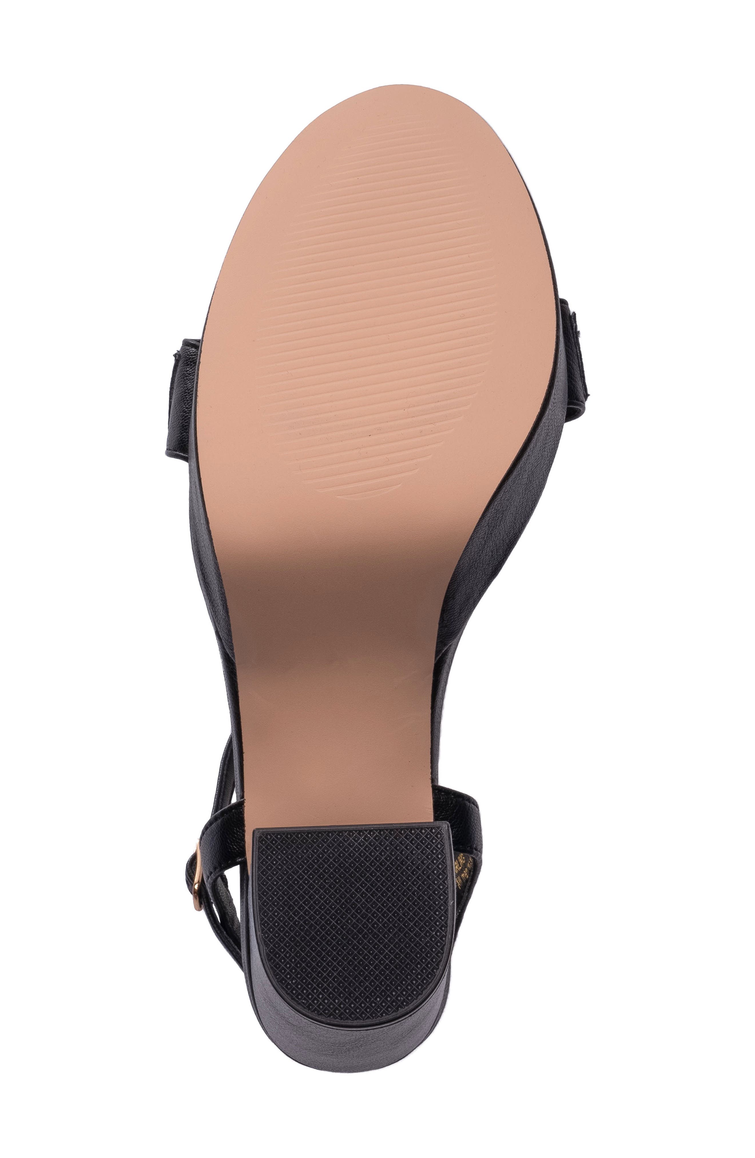 Darling Platform Heeled Sandal, Alternate, color, BLACK