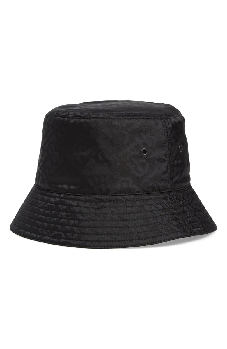 Burberry Monogram Jacquard Bucket Hat, Main, color,