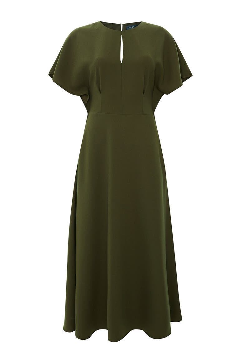 Elodie Midi Dress, Alternate, color, KHAKI