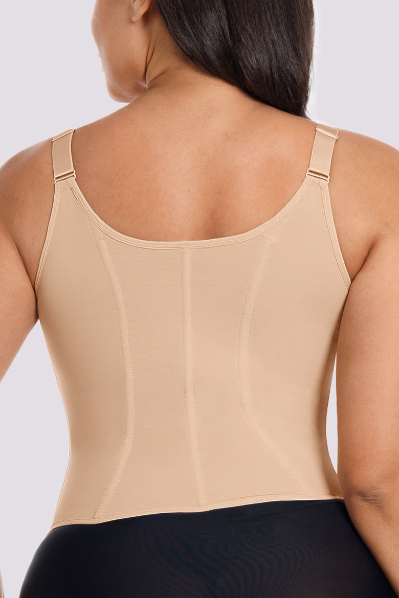 Tummy Control Corset Shaping Top, Alternate, color, Beige