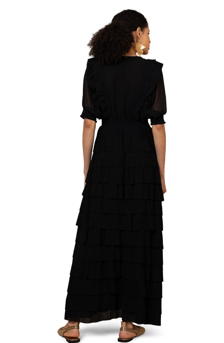 Hale Bob Aulelei Chiffon Solid Dress, Alternate, color,