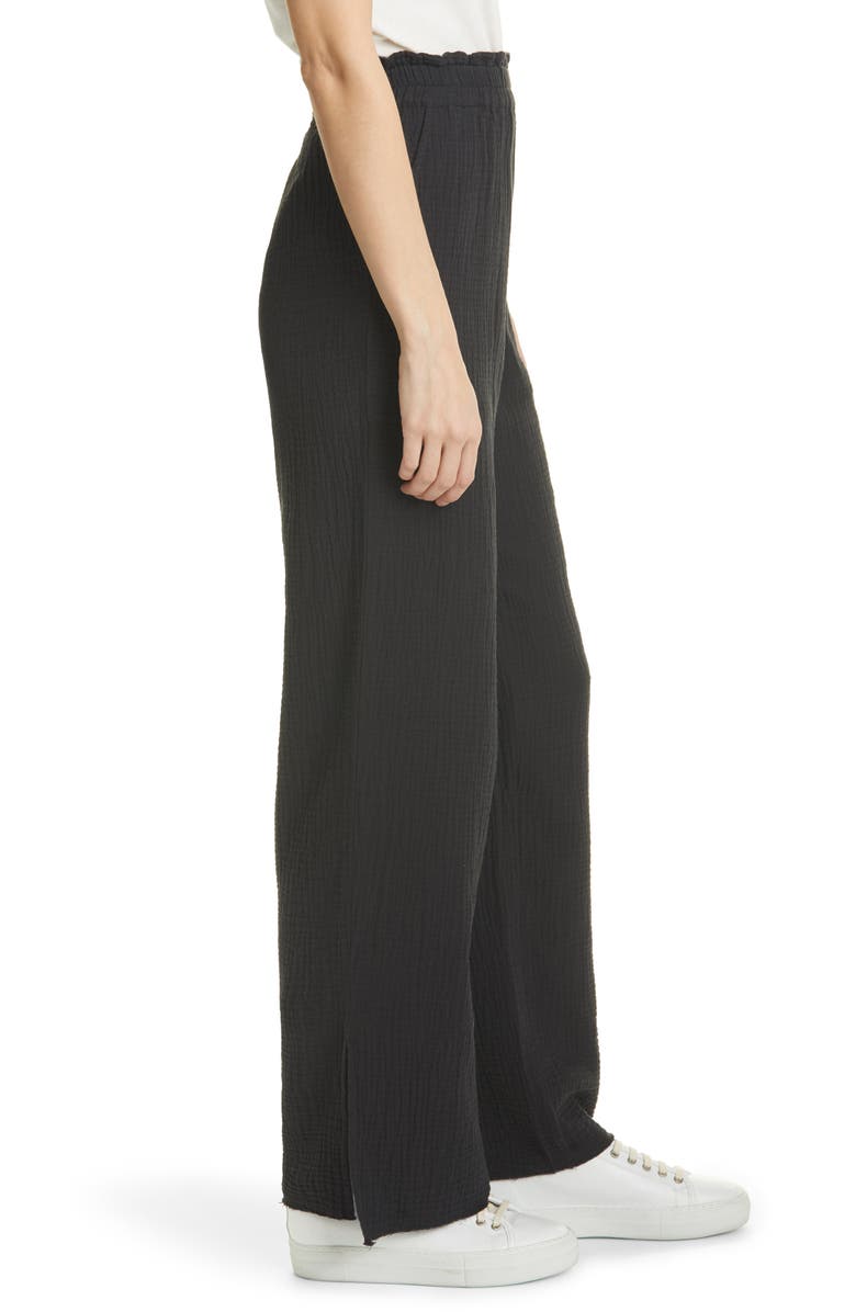 Rails Leon Wide Leg Pull-On Pants, Alternate, color, Black