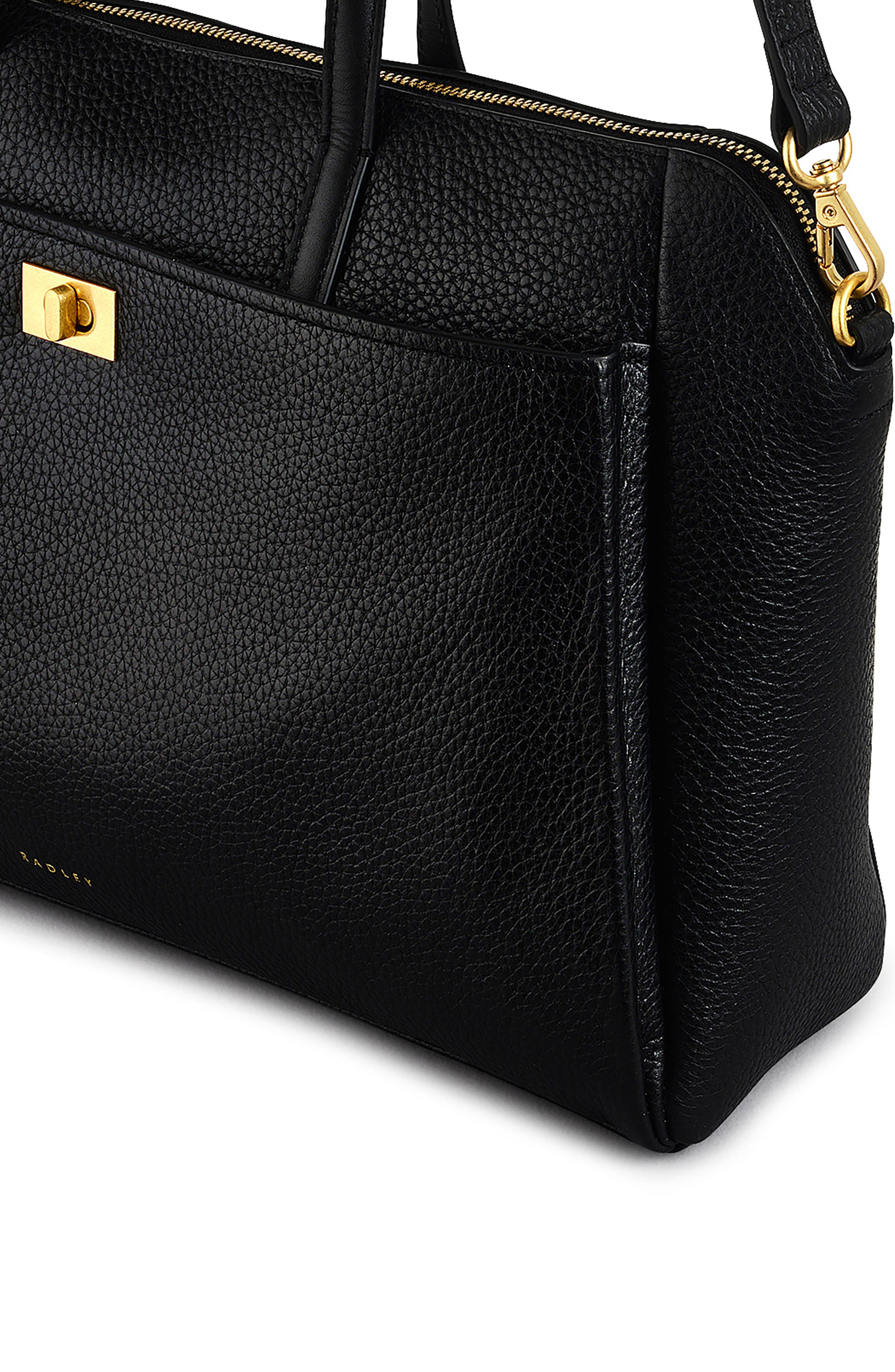 Radley Brook Avenue Pebbled Leather Satchel, Alternate, color, 