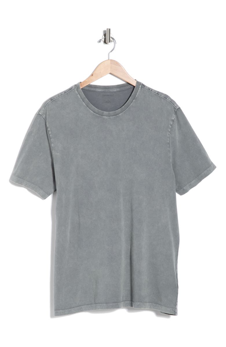 Calvin Klein Acid Wash T-Shirt, Main, color, Dawn Grey