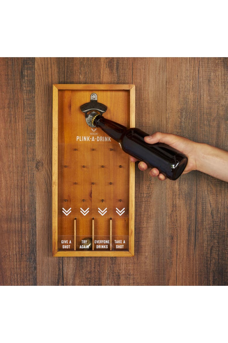 Plink-A-Drink Game, Alternate, color, Wood